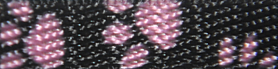 Sort med pink poter  10 mm