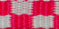 Checkered pink/white  10 mm