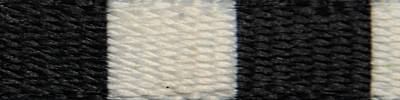 Stiplet, sort/hvid  10 mm
